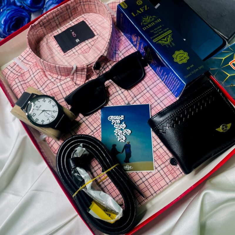 চেক শার্ট কম্বো সেট 103