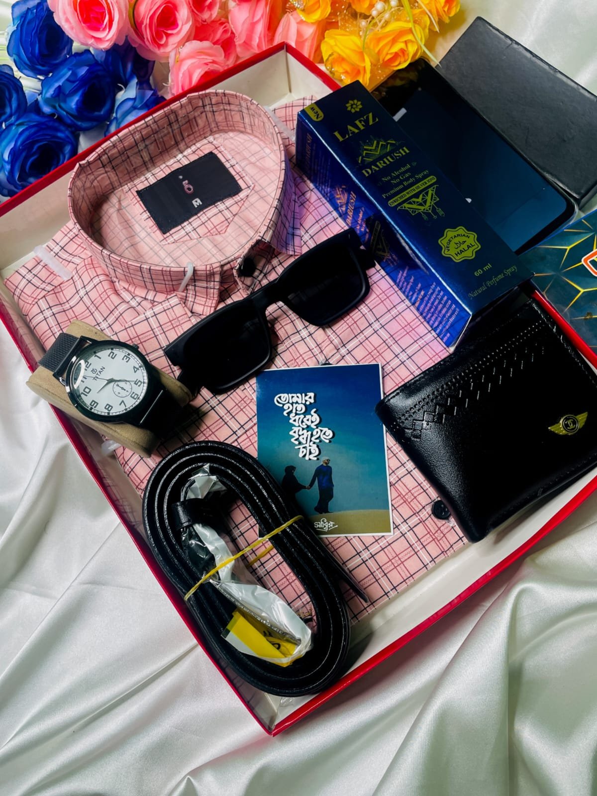 চেক শার্ট কম্বো সেট 103