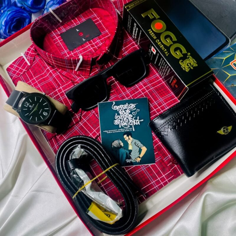 চেক শার্ট কম্বো সেট 102