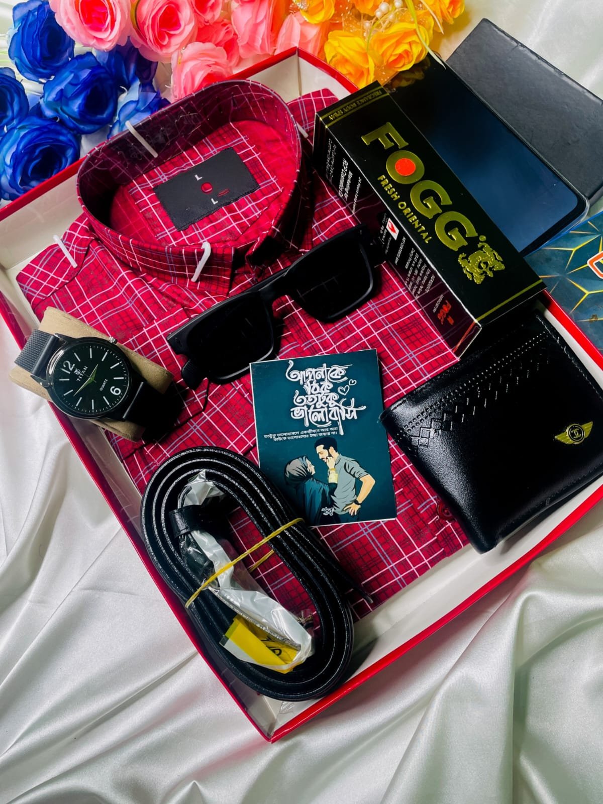 চেক শার্ট কম্বো সেট 102