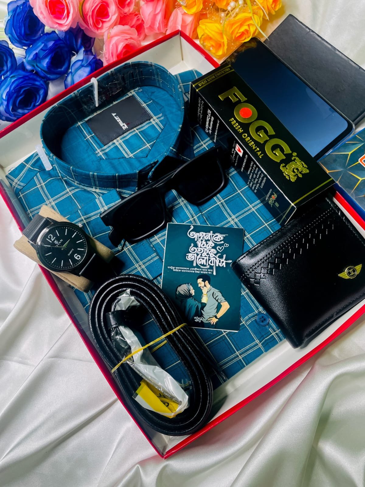 চেক শার্ট কম্বো সেট 101